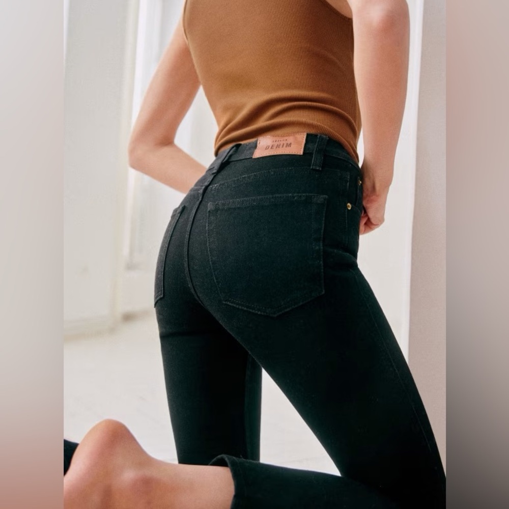 Sezane Brut Sexy Black Denim - Size 26